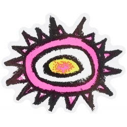 New Deal Sticker Skate Sun Pink 