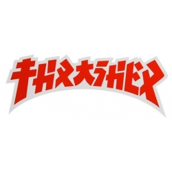 Thrasher Sticker Skate Godzilla Die Cut - Red White - S 