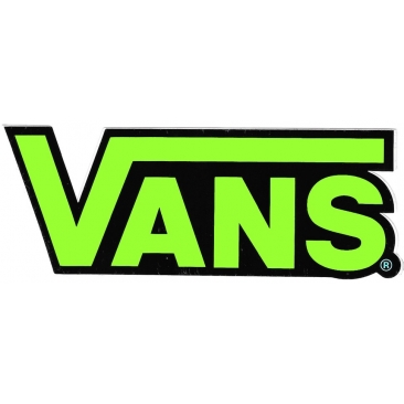 Vans classic green fluo Sticker Skate