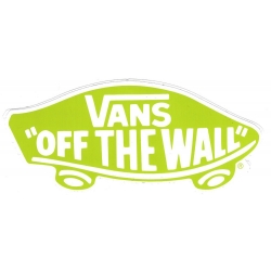 Vans Sticker Skate off the wall light green 