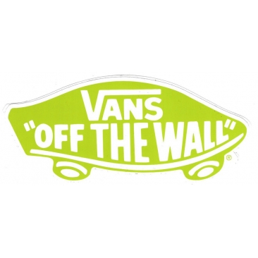 Vans off the wall light green Sticker Skate