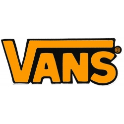 Vans Sticker Skate round classic orange fluo m 