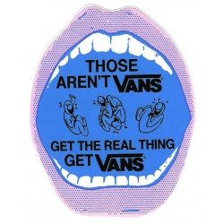 Vans Sticker Skate those arent vans 