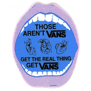 Vans those arent vans Sticker Skate