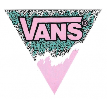 Vans triangle classic pink Sticker Skate