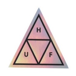 HUF Sticker Skate Triangle - Mirror 