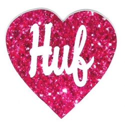 HUF Sticker Skate Pink Heart 