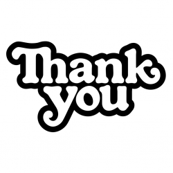 Thank You Sticker Skate Thank You Logo 