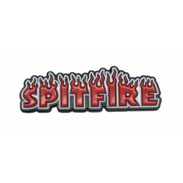 Spitfire Flash Fire Black Red White Pins & Badge Skate