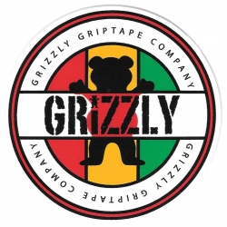 Grizzly Sticker Skate Jamaica logo 