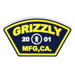 Grizzly Sticker Skate 2001 mfg ca 