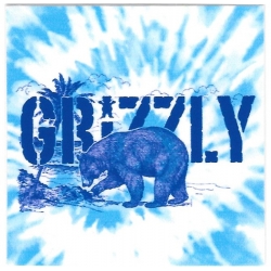 Grizzly Sticker Skate Beach tie dye 