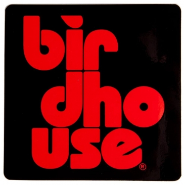 Birdhouse Stacked S Red Sticker Skate