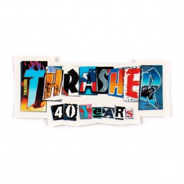 Thrasher 40 years Pegatina