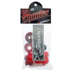 Thunder Gommes Trucks Skate Rebuild Kit 90DU Red 