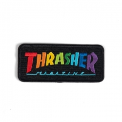 Thrasher Patch Skate Rainbow Mag 