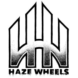 Haze Wheels Logo gebruikt Sticker