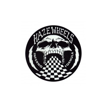 Haze Wheels Inferno formula small Sticker Skate